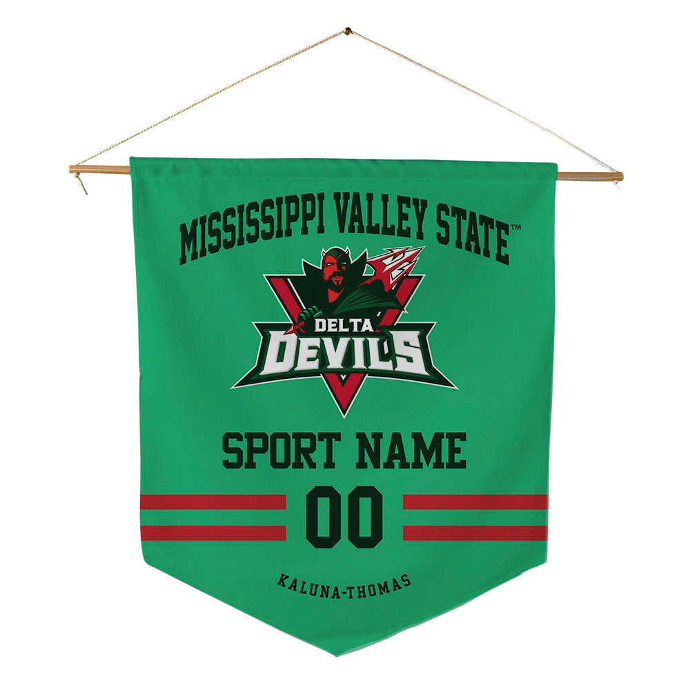 MVSU - NCAA Softball : Kelsey Kaluna-Thomas - Pennant - 18" x 21"-0