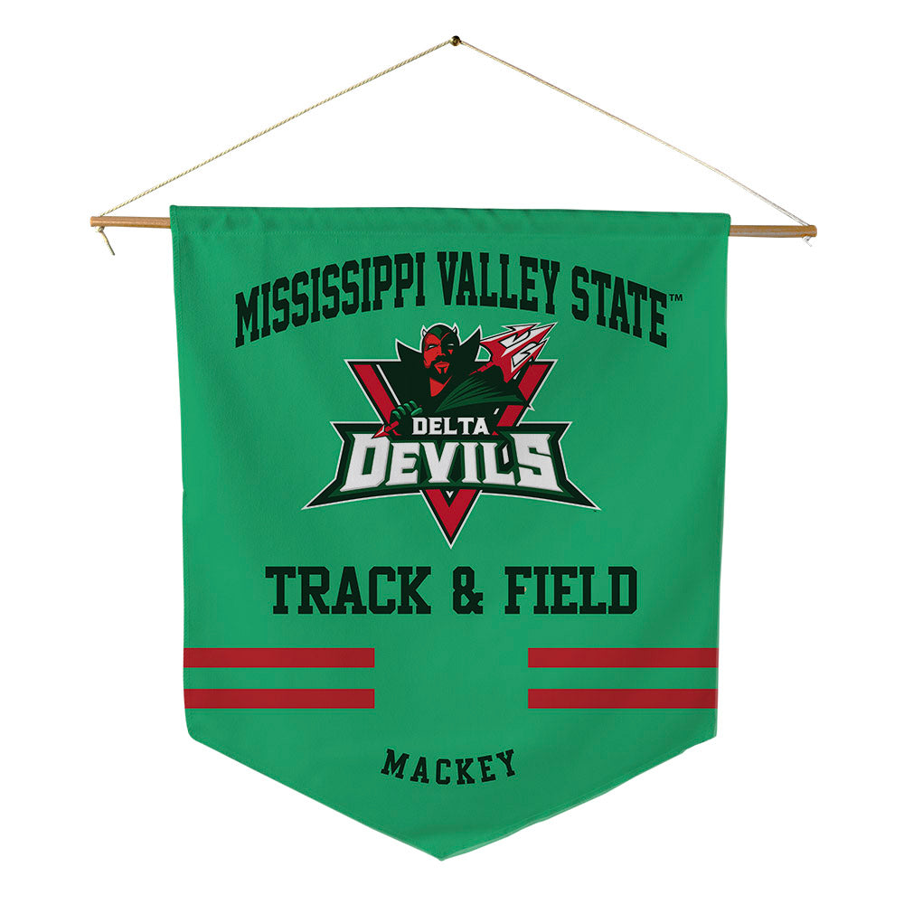 MVSU - NCAA Women's Track & Field : Jasmine Mackey - Pennant - 18" x 21"-0