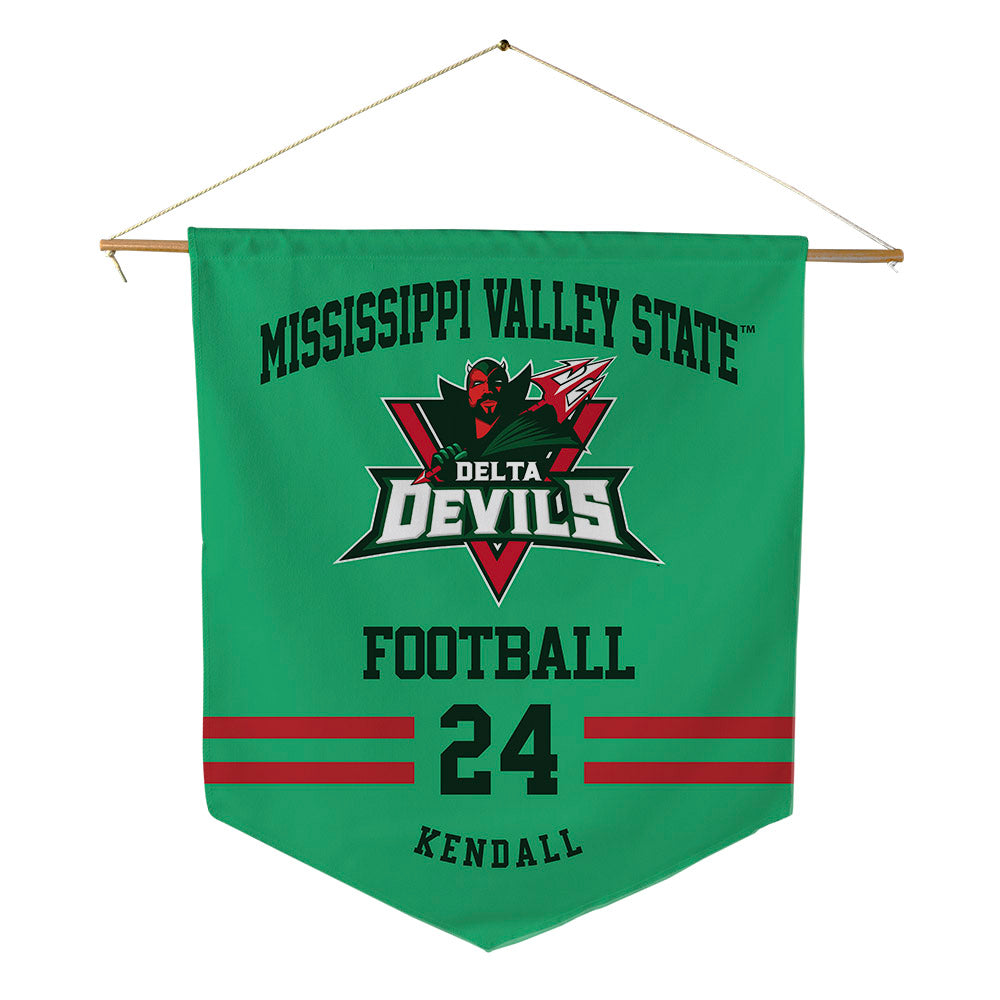MVSU - NCAA Football : Zamariyon Kendall - Pennant - 18" x 21"-0