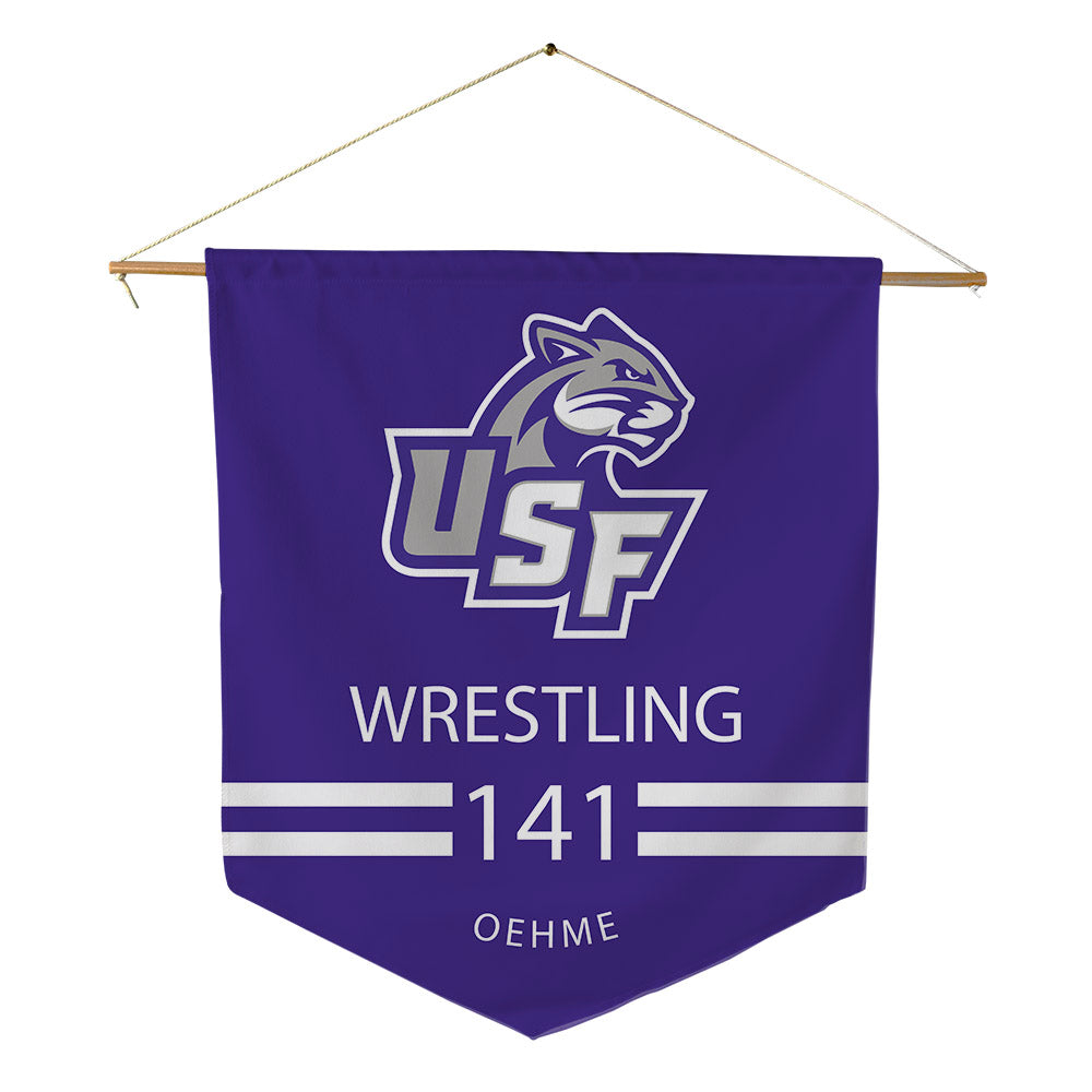 Sioux Falls - NCAA Wrestling : Jordon Oehme - Pennant - 18" x 21"-0