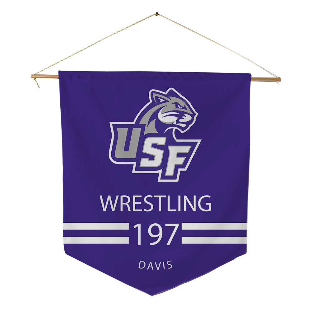 Sioux Falls - NCAA Wrestling : Stetson Davis - Pennant - 18" x 21"-0