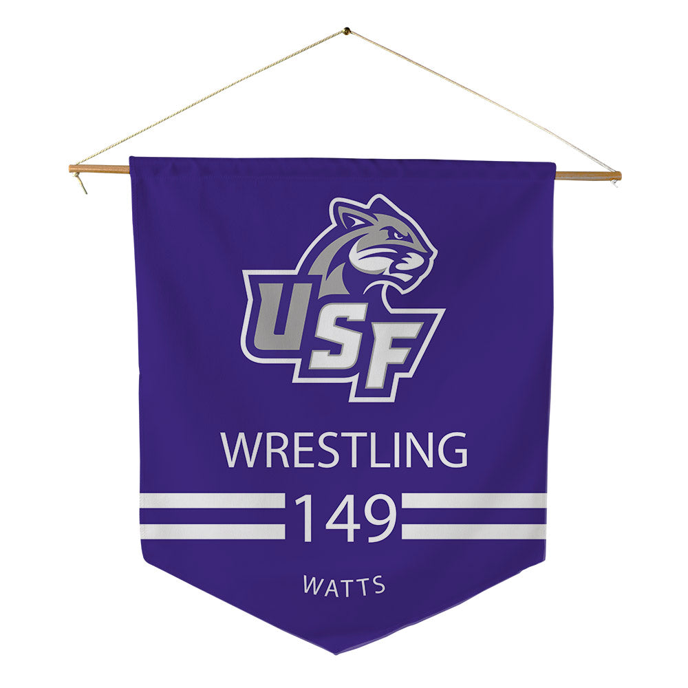 Sioux Falls - NCAA Wrestling : Sir Brandon Watts - Pennant - 18" x 21"-0
