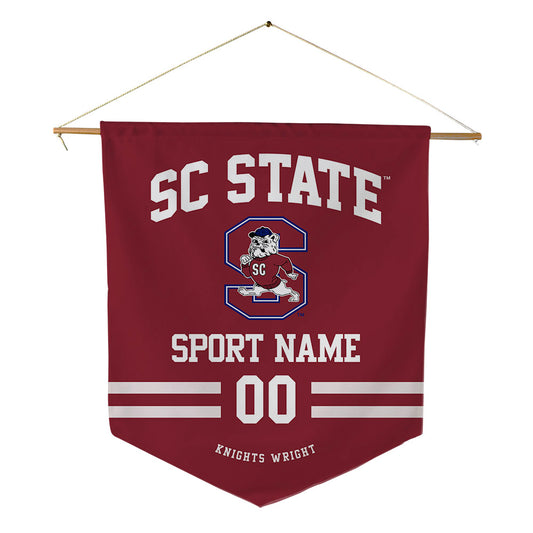 SCSU - NCAA Men's Basketball : DShay Knights Wright - Pennant - 18" x 21"-0