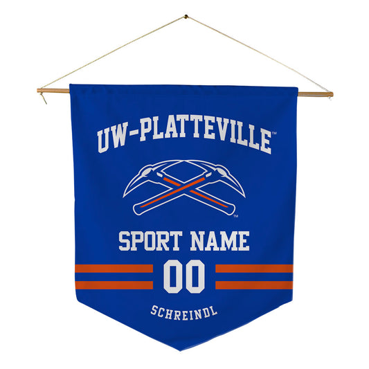 UW Platteville - NCAA Football : Parker Schreindl - Pennant - 18" x 21"-0