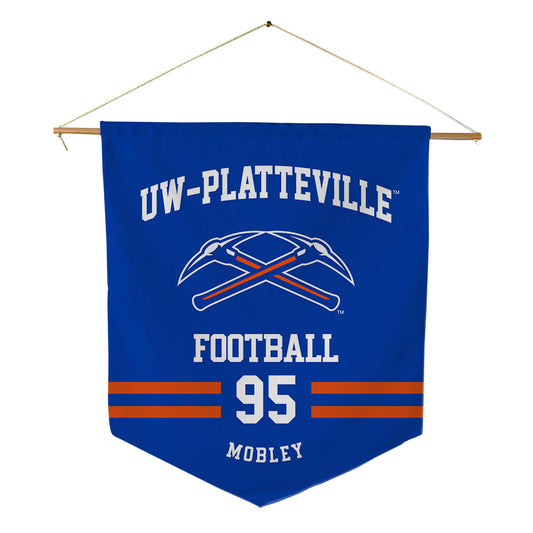 UW Platteville - NCAA Football : Brady Mobley - Pennant - 18" x 21"-0