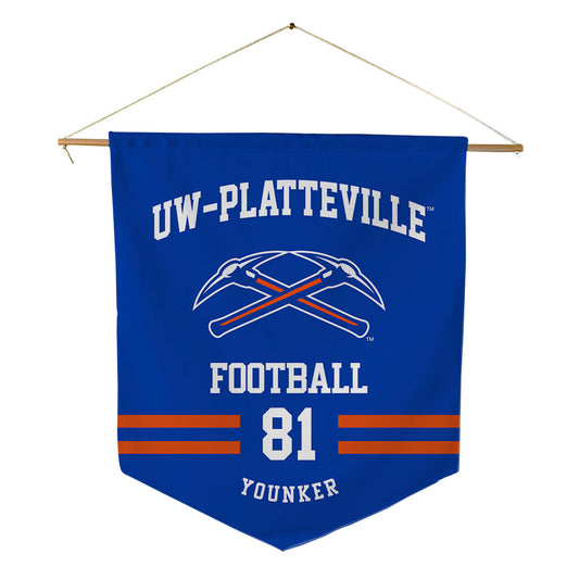 UW Platteville - NCAA Football : Benjamin Younker - Pennant - 18" x 21"-0