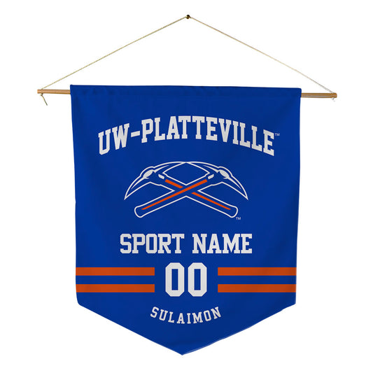 UW Platteville - NCAA Football : Ola Sulaimon - Pennant - 18" x 21"-0