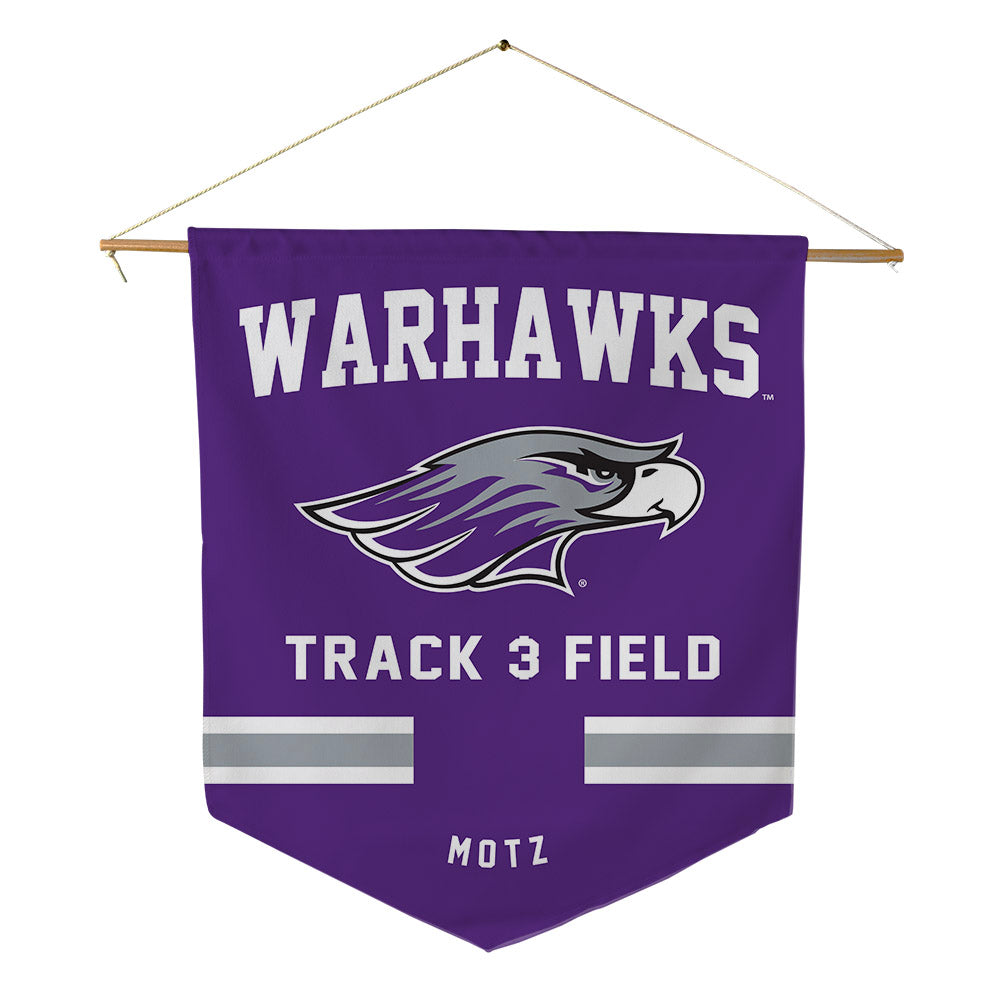 UW-Whitewater - NCAA Women's Track & Field : Abby Motz - Pennant - 18" x 21"-0