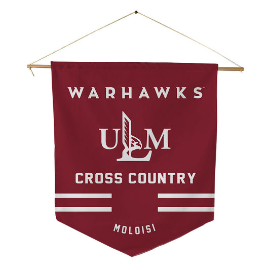 ULM - NCAA Men's Cross Country : Kgaogelo Moloisi - Pennant - 18" x 21"-0