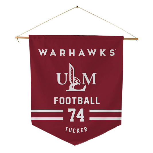 ULM - NCAA Football : Roscoe Tucker - Pennant - 18" x 21"-0
