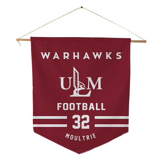 ULM - NCAA Football : JJ Moultrie - Pennant - 18" x 21"-0