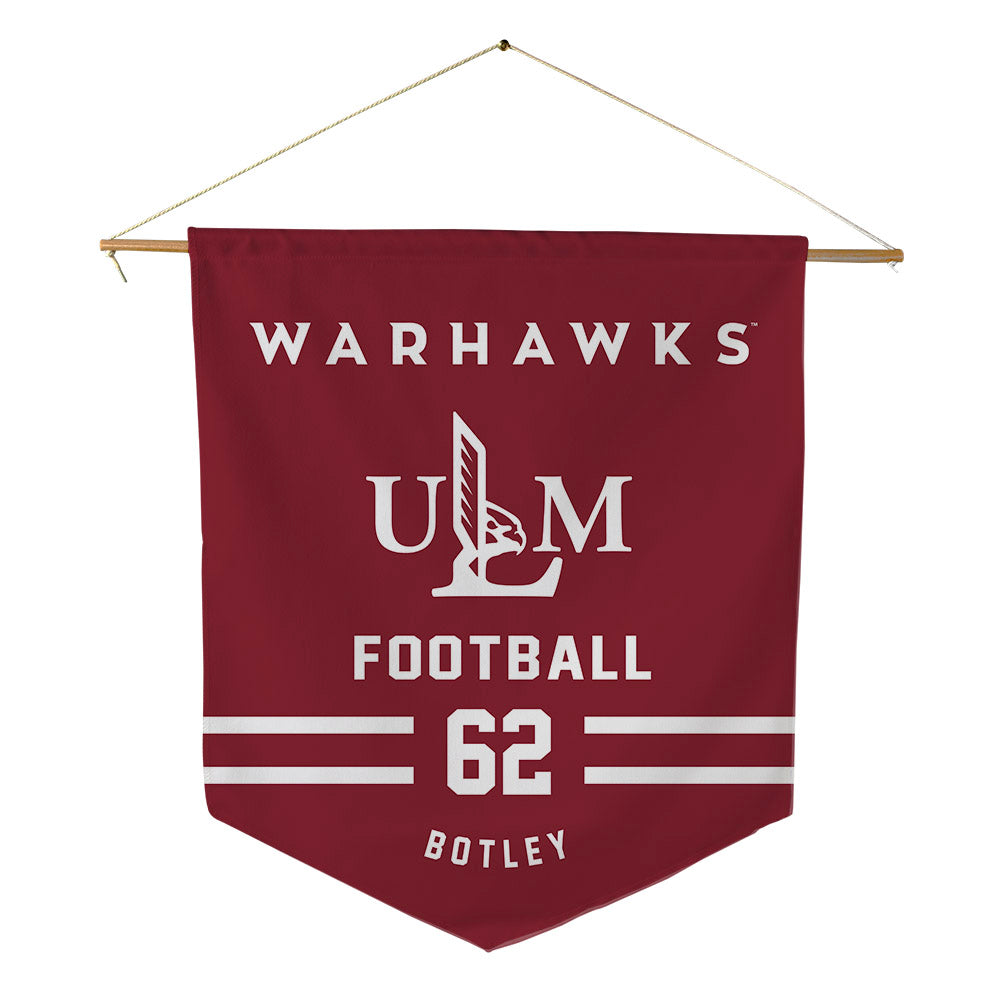 ULM - NCAA Football : Adameon Botley - Pennant - 18" x 21"-0