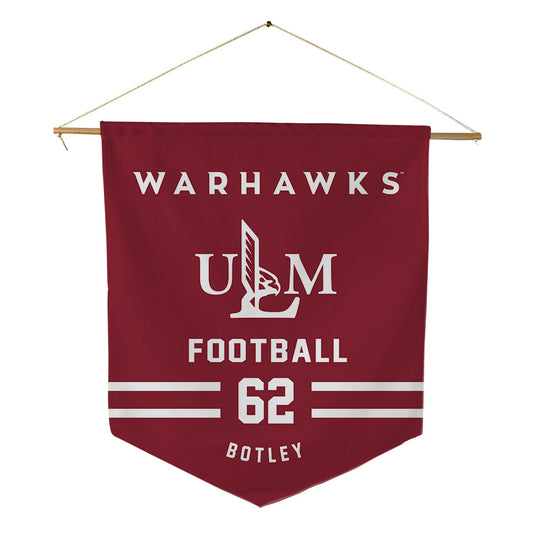 ULM - NCAA Football : Adameon Botley - Pennant - 18" x 21"-0