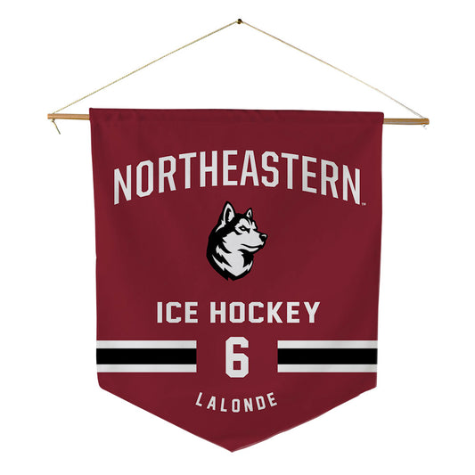 Northeastern - NCAA Women's Ice Hockey : Allie Lalonde - Pennant - 18" x 21"-0