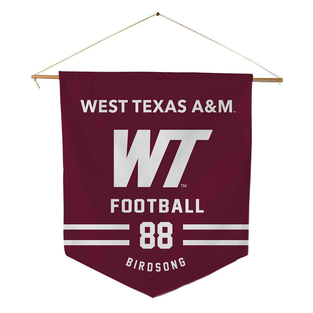 WTAMU - NCAA Football : Noah Birdsong - Pennant - 18" x 21"-0
