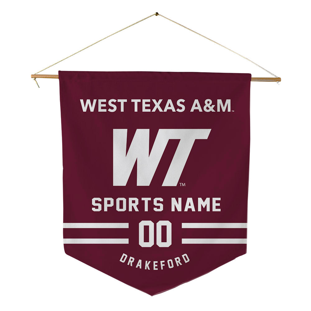 WTAMU - NCAA Men's Track & Field : Brandon Drakeford - Pennant - 18" x 21"-0