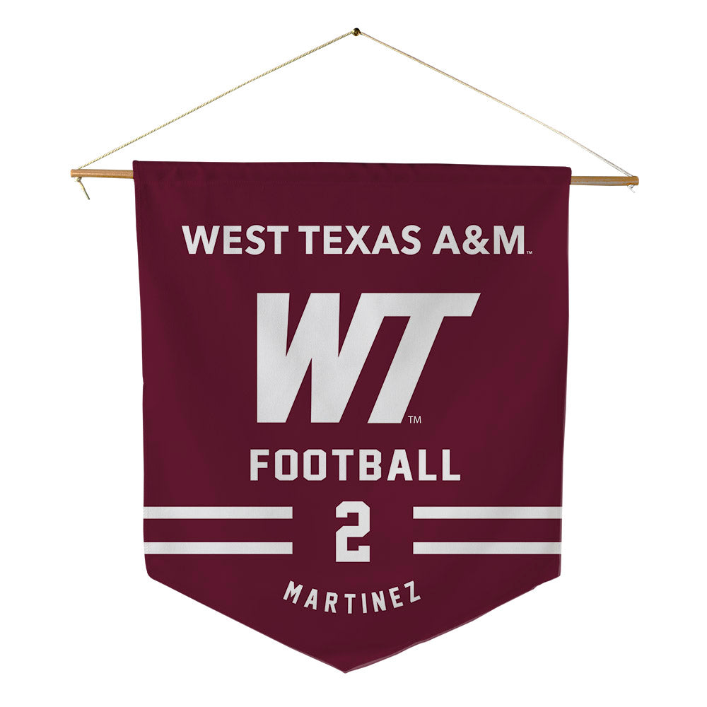 WTAMU - NCAA Football : RJ Martinez - Pennant - 18" x 21"-0