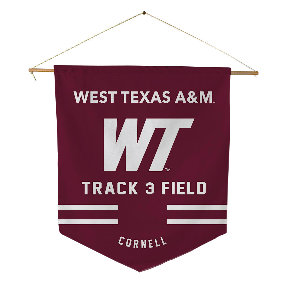 WTAMU - NCAA Women's Track & Field : Sierra Cornell - Pennant - 18" x 21"-0