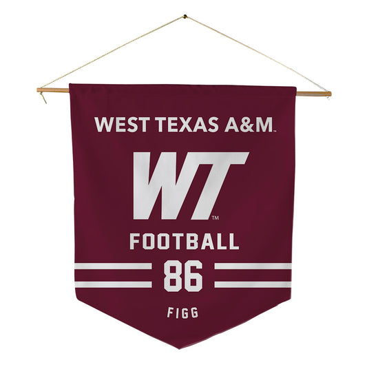 WTAMU - NCAA Football : Cade Figg - Pennant - 18" x 21"-0