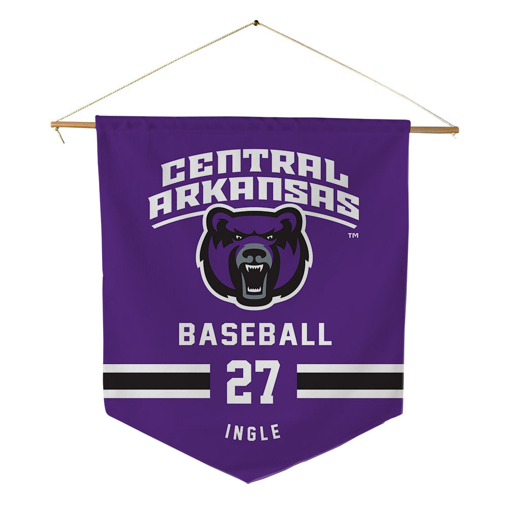 Central Arkansas - NCAA Baseball : Jaxson Ingle - Pennant - 18" x 21"-0