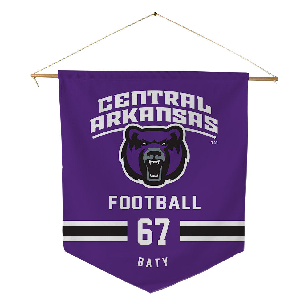 Central Arkansas - NCAA Football : Walker Baty - Pennant - 18" x 21"-0