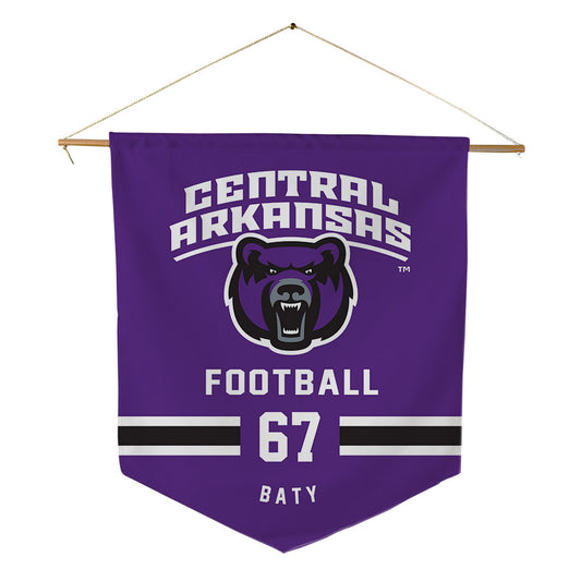 Central Arkansas - NCAA Football : Walker Baty - Pennant - 18" x 21"-0