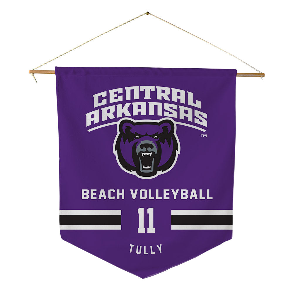 Central Arkansas - NCAA Beach Volleyball : Hadley Tully - Pennant - 18" x 21"-0