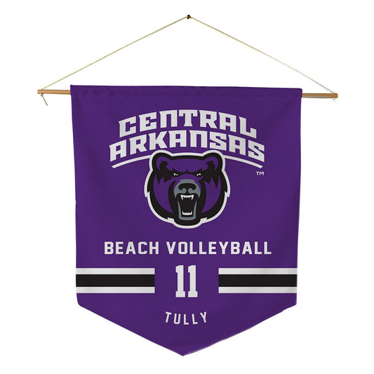 Central Arkansas - NCAA Beach Volleyball : Hadley Tully - Pennant - 18" x 21"-0