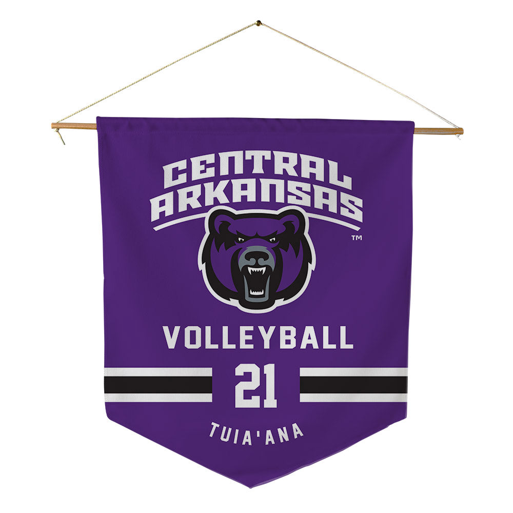 Central Arkansas - NCAA Women's Volleyball : Gabby Tuia'ana - Pennant - 18" x 21"-0
