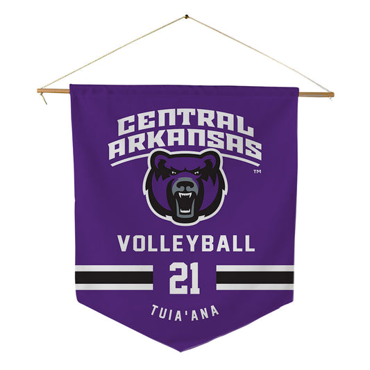 Central Arkansas - NCAA Women's Volleyball : Gabby Tuia'ana - Pennant - 18" x 21"-0