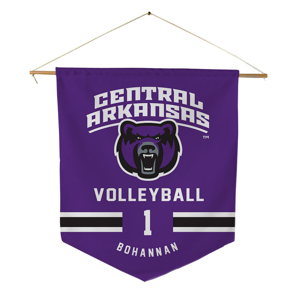 Central Arkansas - NCAA Women's Volleyball : Laci Bohannan - Pennant - 18" x 21"-0