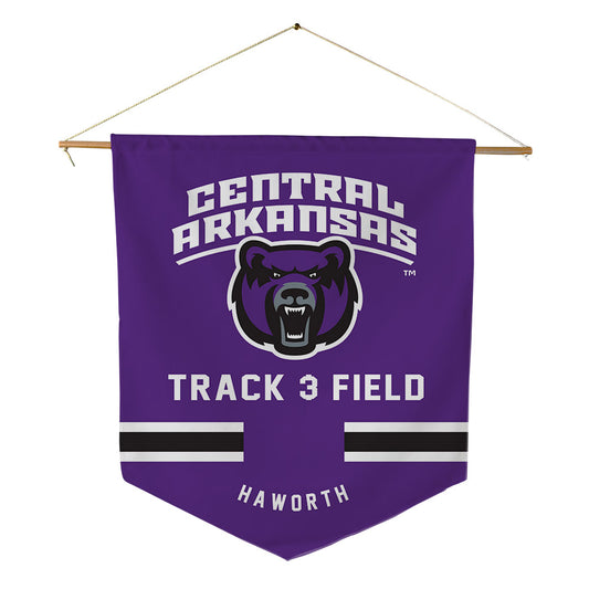 Central Arkansas - NCAA Men's Track & Field : Trey Haworth - Pennant - 18" x 21"-0