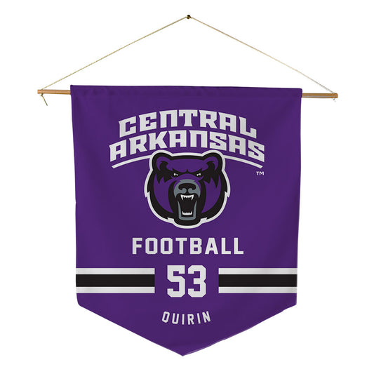 Central Arkansas - NCAA Football : Jayce Quirin - Pennant - 18" x 21"-0