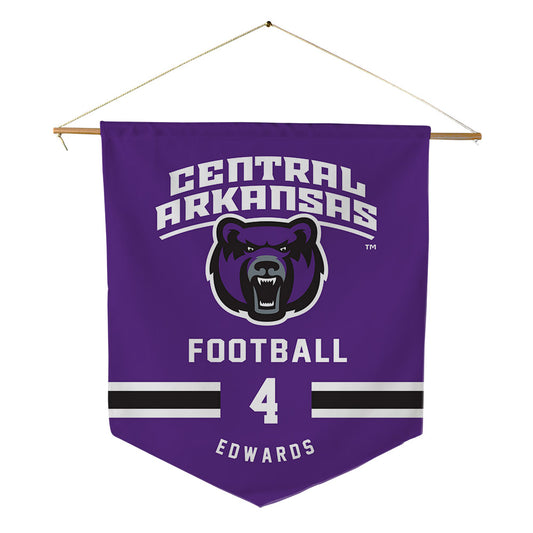 Central Arkansas - NCAA Football : Triston Edwards - Pennant - 18" x 21"-0