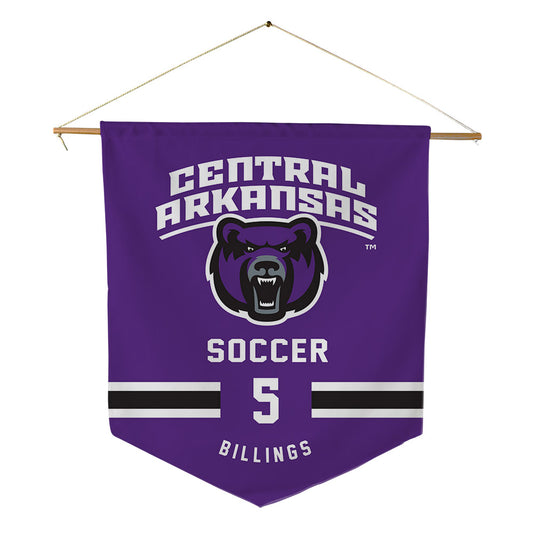 Central Arkansas - NCAA Women's Soccer : Caroline Billings - Pennant - 18" x 21"-0