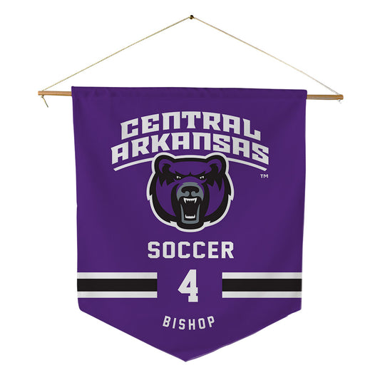 Central Arkansas - NCAA Men's Soccer : Elijah Bishop - Pennant - 18" x 21"-0