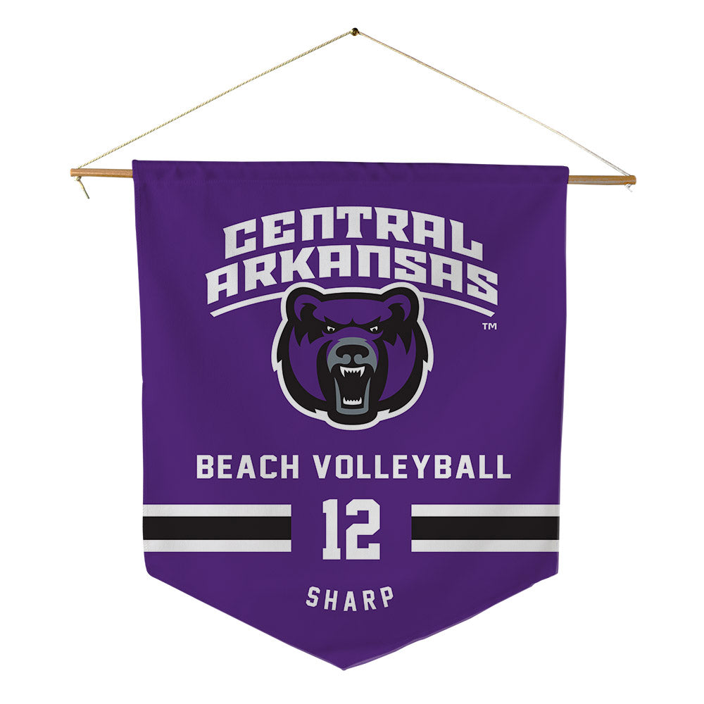 Central Arkansas - NCAA Beach Volleyball : Brooke Sharp - Pennant - 18" x 21"-0