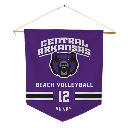 Central Arkansas - NCAA Beach Volleyball : Brooke Sharp - Pennant - 18" x 21"-0