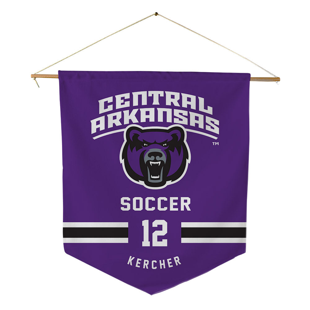 Central Arkansas - NCAA Women's Soccer : Emerson Kercher - Pennant - 18" x 21"-0