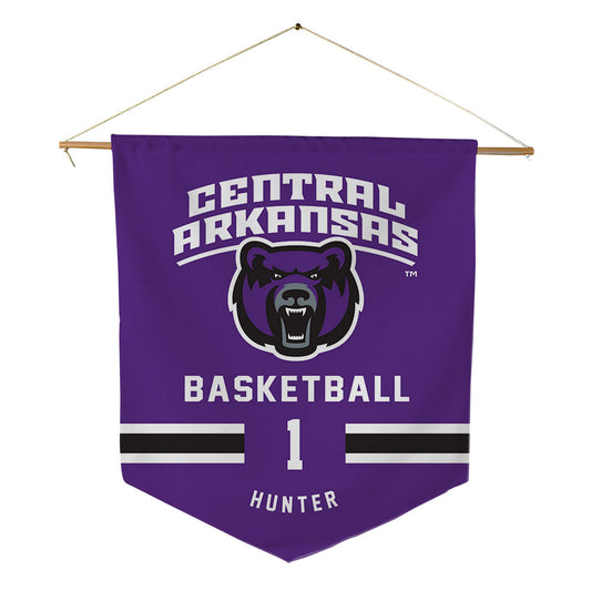 Central Arkansas - NCAA Men's Basketball : Camren Hunter - Pennant - 18" x 21"-0