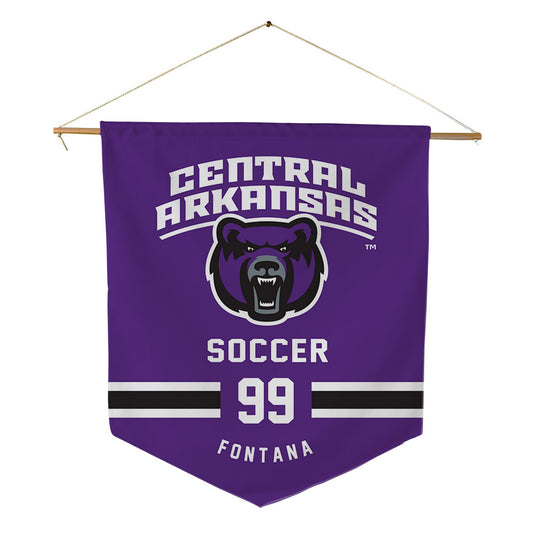 Central Arkansas - NCAA Men's Soccer : Pietro Fontana - Pennant - 18" x 21"-0