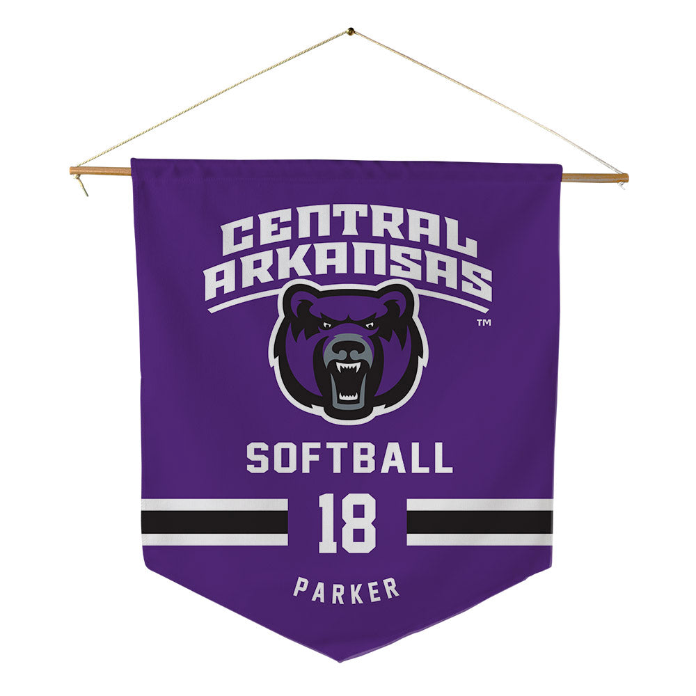 Central Arkansas - NCAA Softball : Reese Parker - Pennant - 18" x 21"-0