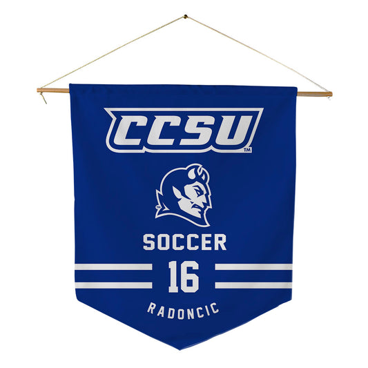 CCSU - NCAA Women's Soccer : emma radoncic - Pennant - 18" x 21"-0