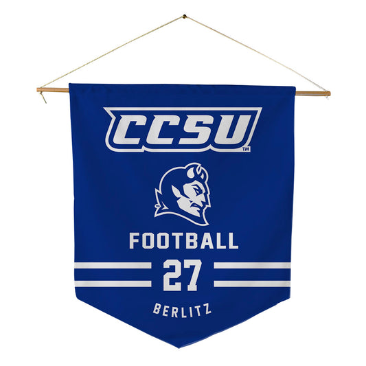 CCSU - NCAA Football : Derek Berlitz - Pennant - 18" x 21"-0