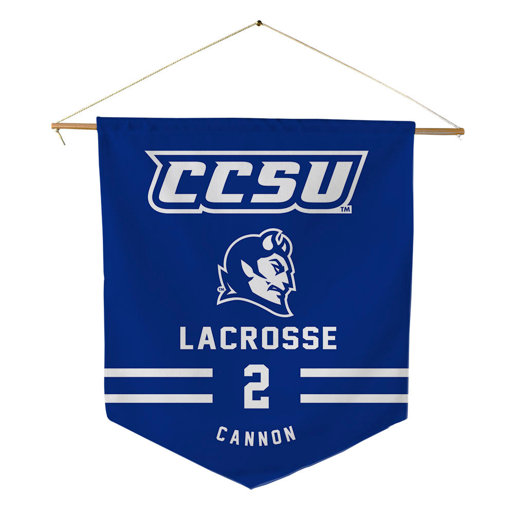 CCSU - NCAA Women's Lacrosse : Abbey Cannon - Pennant - 18" x 21"-0