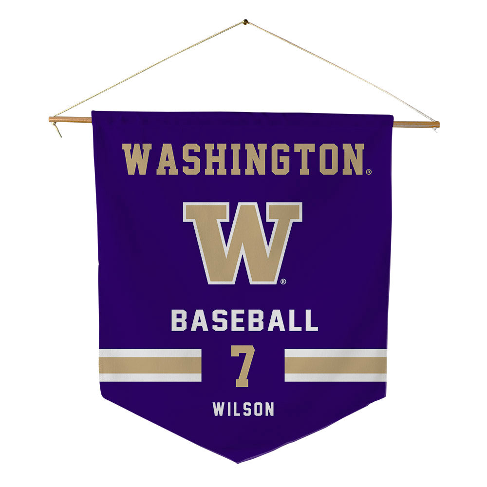 Washington - NCAA Baseball : Blake Wilson - Pennant - 18" x 21"-0