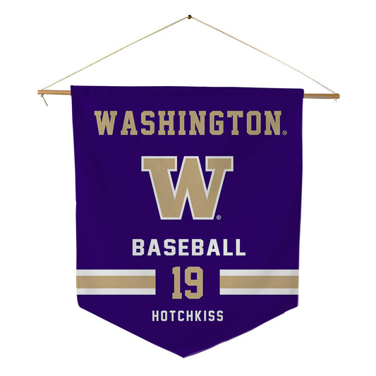 Washington - NCAA Baseball : Jackson Hotchkiss - Pennant - 18" x 21"-0