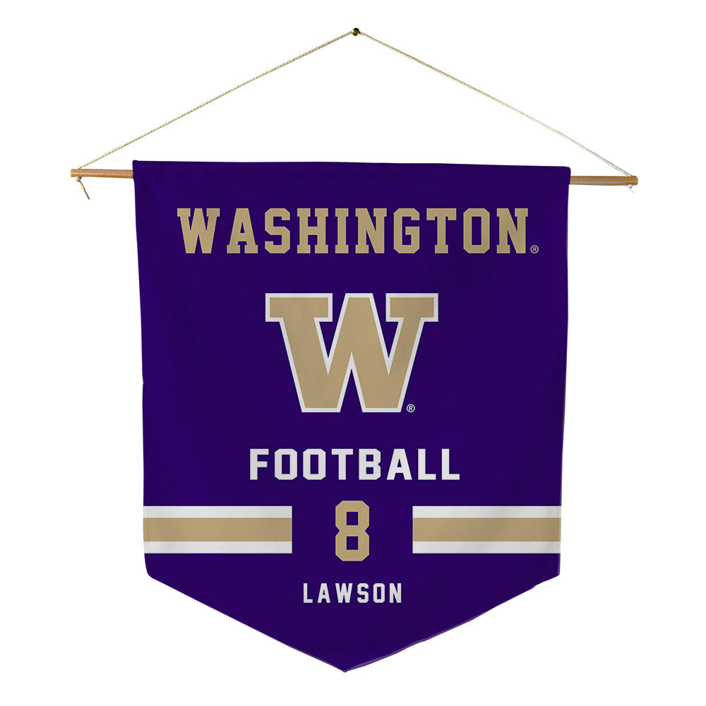 Washington - NCAA Football : Chris Lawson - Pennant - 18" x 21"-0