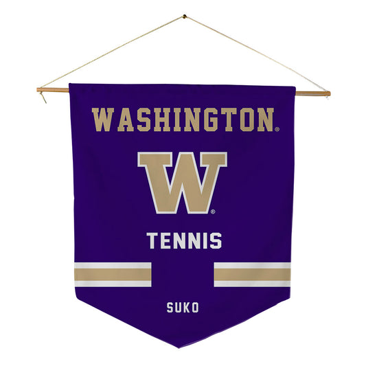 Washington - NCAA Women's Tennis : Zehra Suko - Pennant - 18" x 21"-0