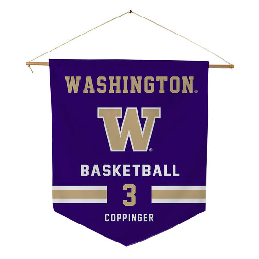 Washington - NCAA Women's Basketball : Devin Coppinger - Pennant - 18" x 21"-0